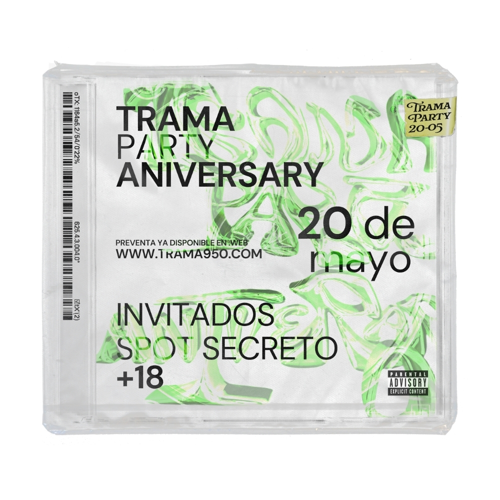 2 X TRAMA PARTY ANNIVERSARY — ENTRADA VIP DOBLE  (PREVENTA 3) 1