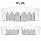 Ice Grillz con Moissanitas - Miniatura 6