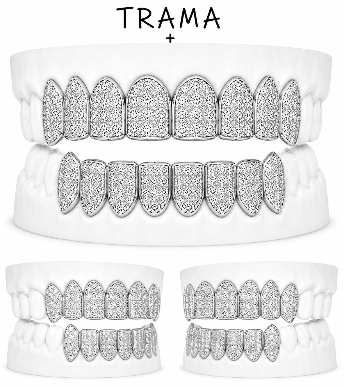 Ice Grillz con Moissanitas 11