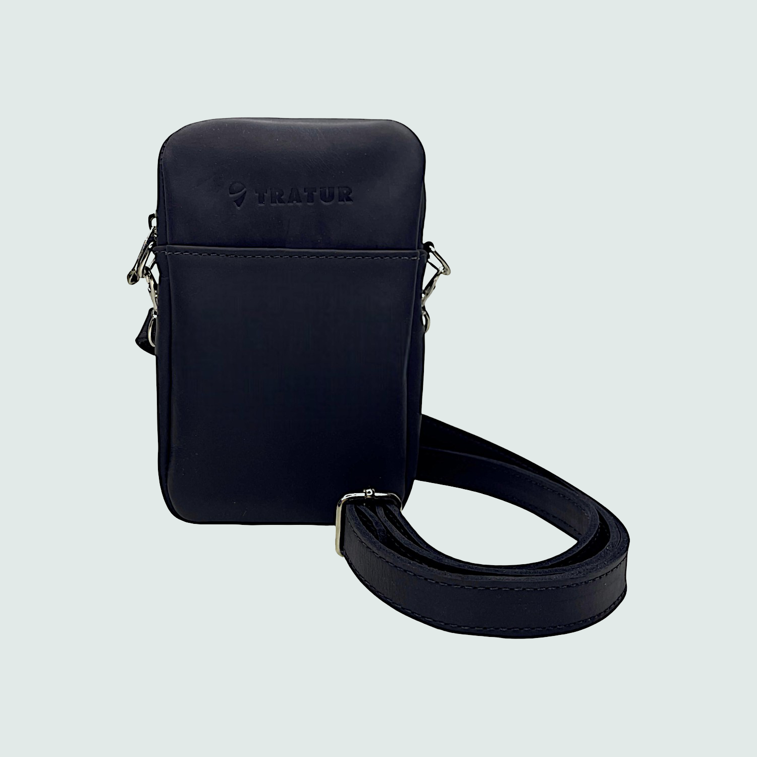 Cartera de Cuero Canela 4