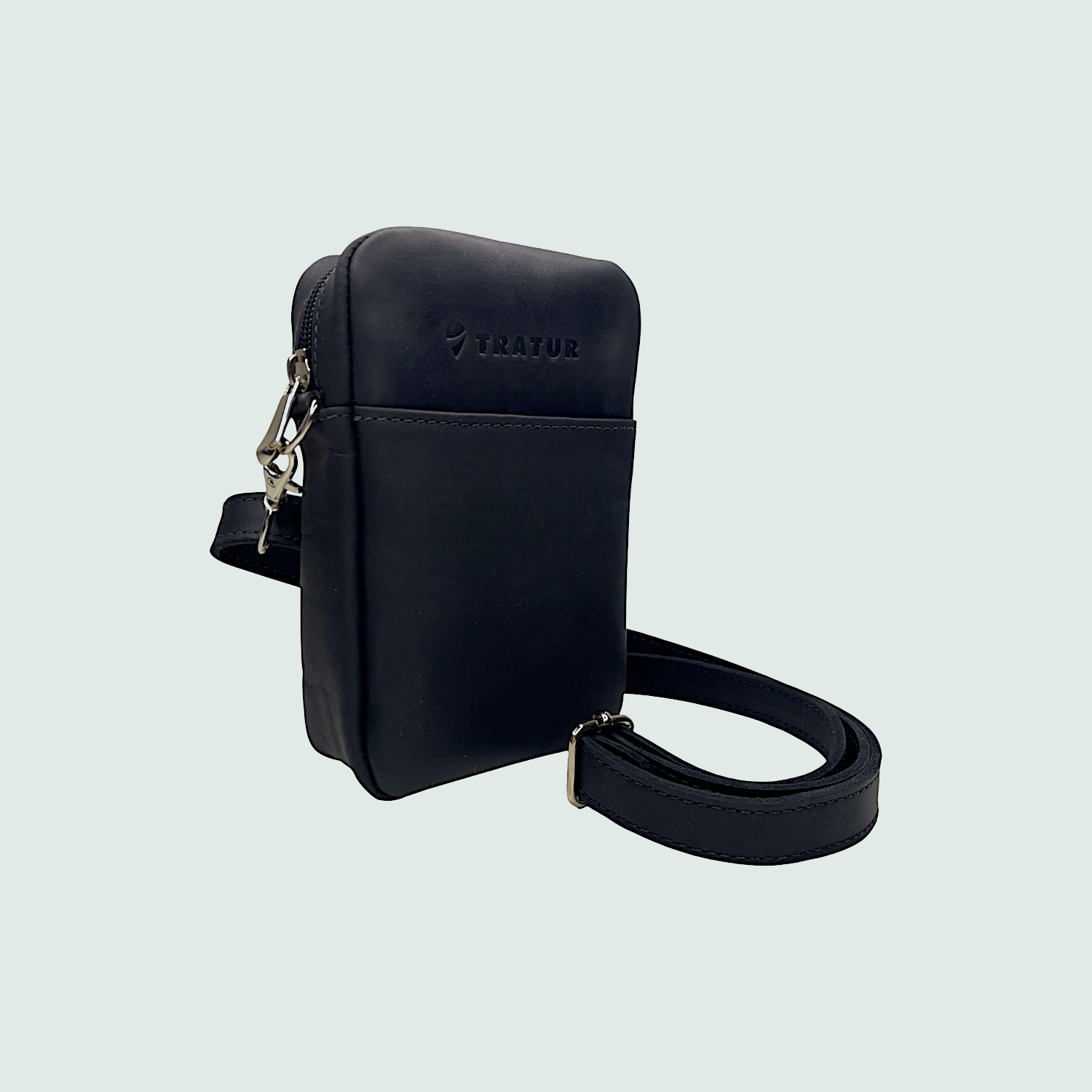 Cartera de Cuero Canela 5