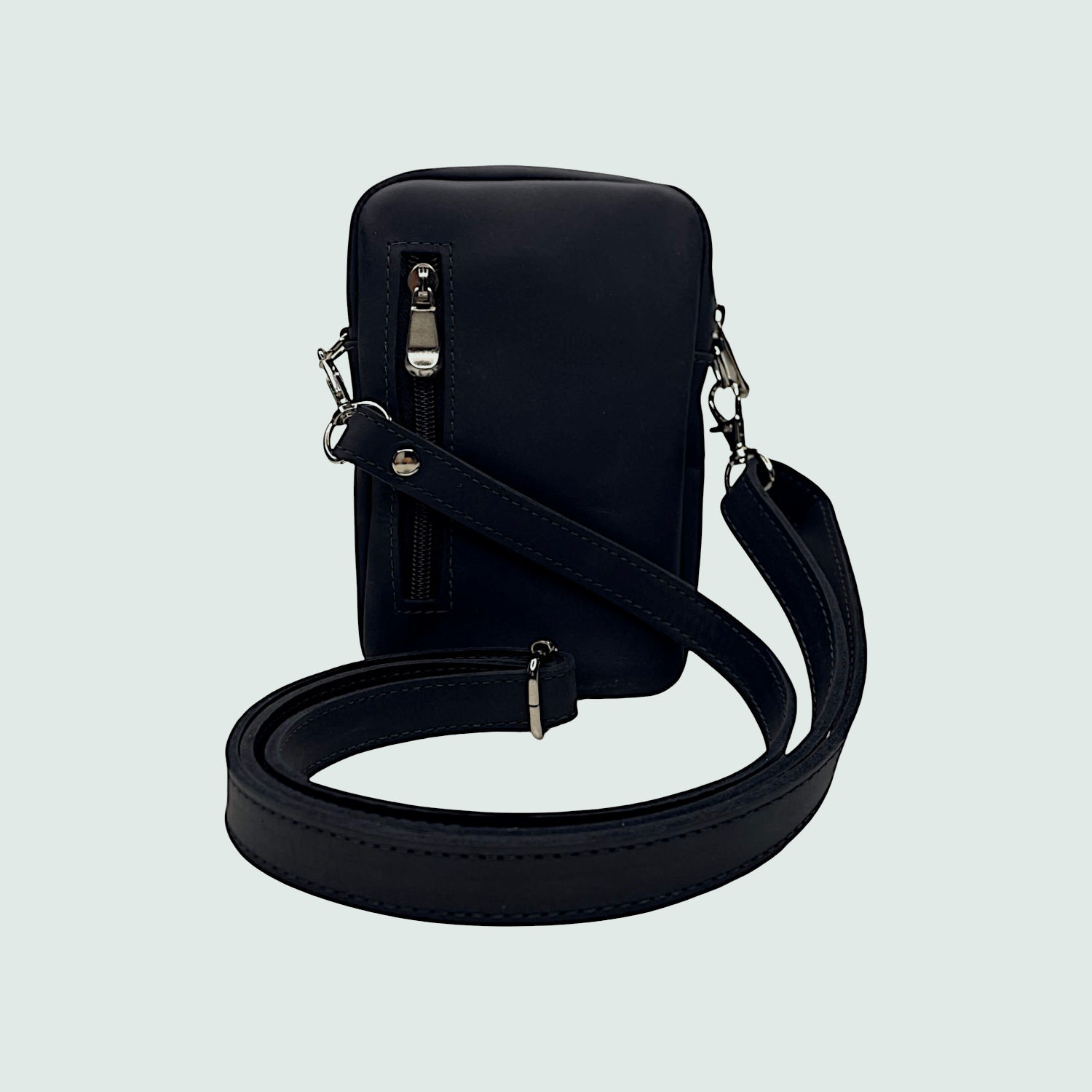 Cartera de Cuero Canela 6