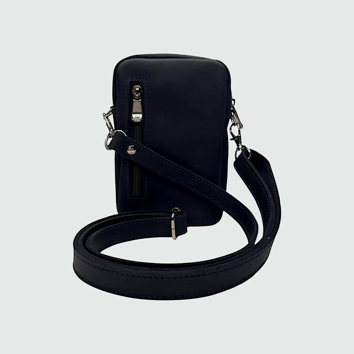 Cartera de Cuero Canela 6