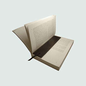 Marcapáginas de cuero