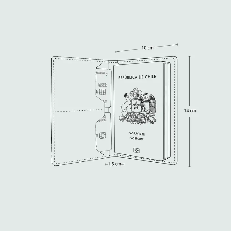 Porta Pasaporte 8