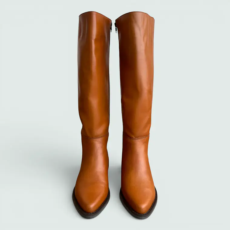 Bota de Cuero Mujer Wellington 7