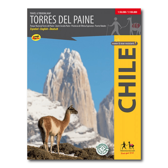 Torres del Paine - Trekking Map