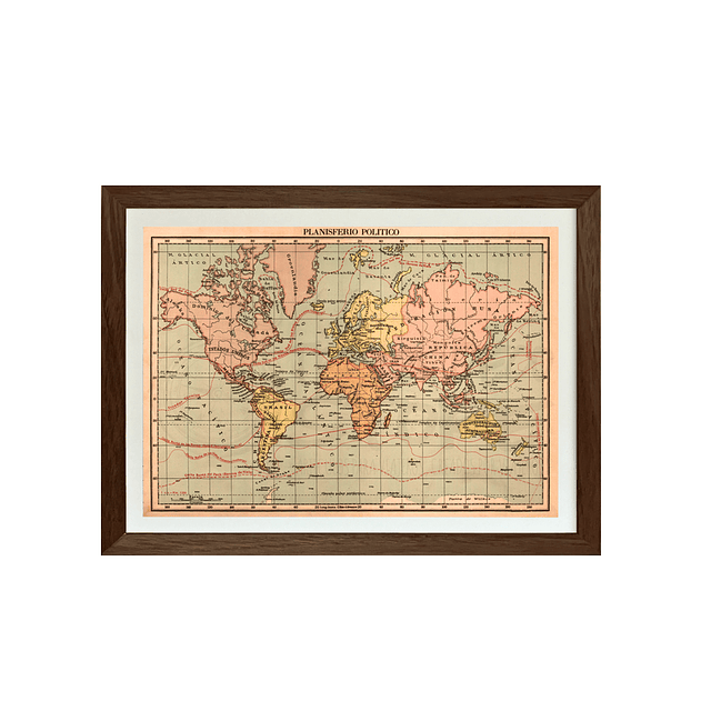 Mapa Mundi político 1940 pineable