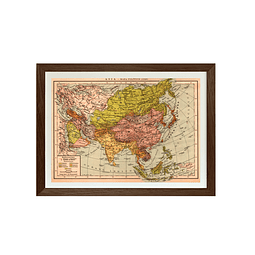 Mapa político Asia pineable