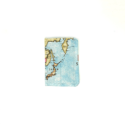 Porta pasaporte colección ATLAS tela colores: Japón Z16