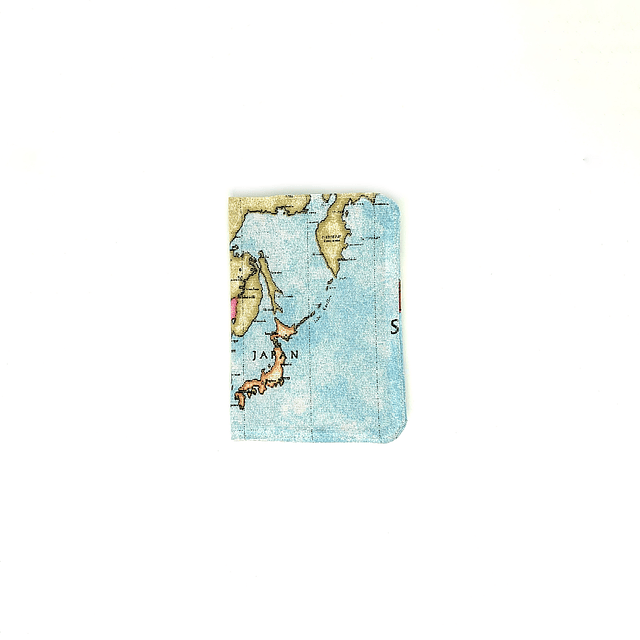 Porta pasaporte colección ATLAS tela colores: Japón