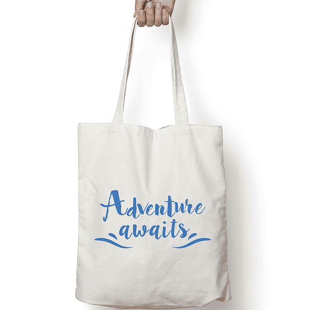 Totebag frase "adventure awatis"