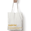 Totebag frase "wanderlust definición"