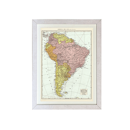 Mapa político América del Sur pineable