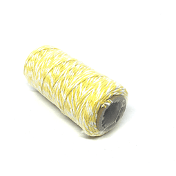 Hilo Baker Twine amarillo/blanco para decorar mapas pineales