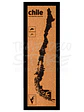 Mapa pineable Chile de corcho con regiones Travel Deco Store - Miniatura 11