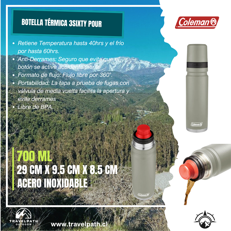 Botella Térmica 3Sixty Pour 2