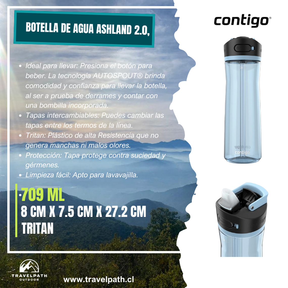 Botella de agua Ashland 2