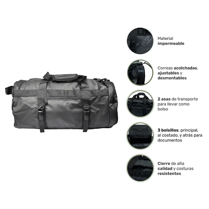 Bolso Deportivo Lhotse Duffel 30 Lts 4