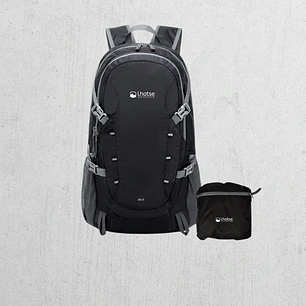 Mochila Outdoor Lhotse Plegable 25Lt Negra