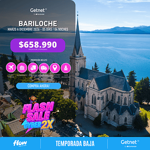 Bariloche / 5 días - 4 noches | Temporada Baja