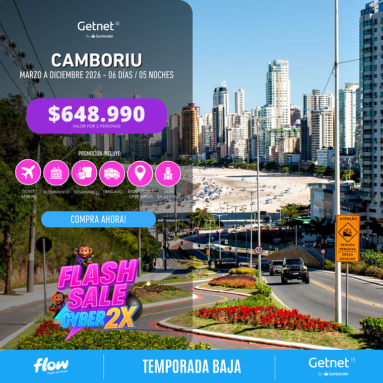 Camboriu / 6 días - 5 noches | Temporada Baja  1