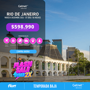 Rio de Janeiro / 7 días - 6 noches | Temporada Baja