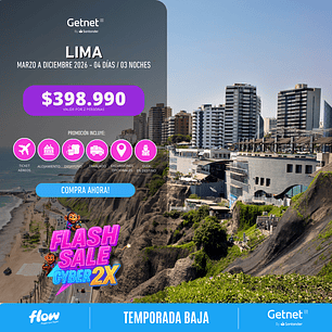 Lima / 4 días - 3 noches | Temporada Baja 