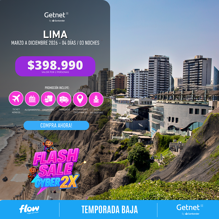 Lima / 4 días - 3 noches | Temporada Baja  1