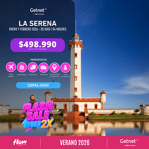 La Serena / 5 días - 4 noches | Verano 2026