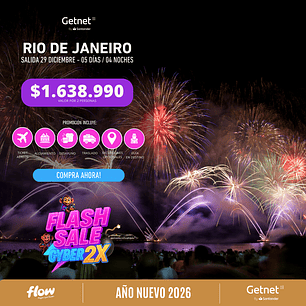 Rio de Janeiro / 5 días - 4 noches | Año Nuevo 2026