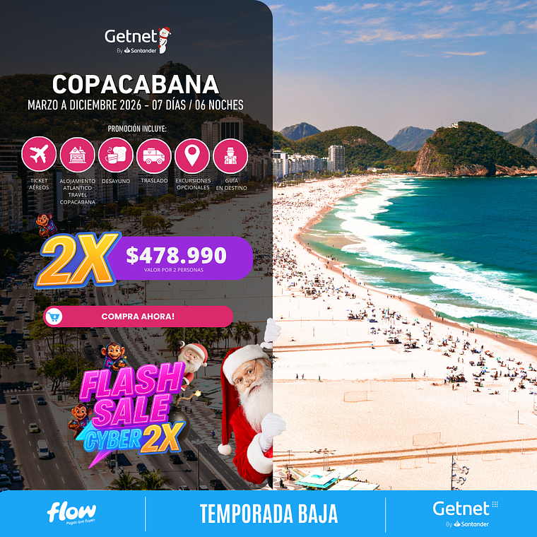 Copacabana / 7 días - 6 noches | Temporada Baja  1