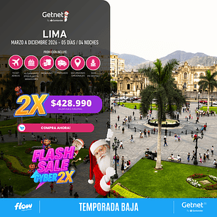 Lima / 5 días - 4 noches | Temporada Baja 
