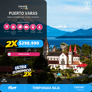 Puerto Varas / 5 días - 4 noches | Temporada baja 