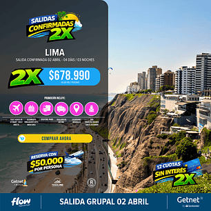 Lima / 04 días - 03 noches | Salida Grupal Confirmada