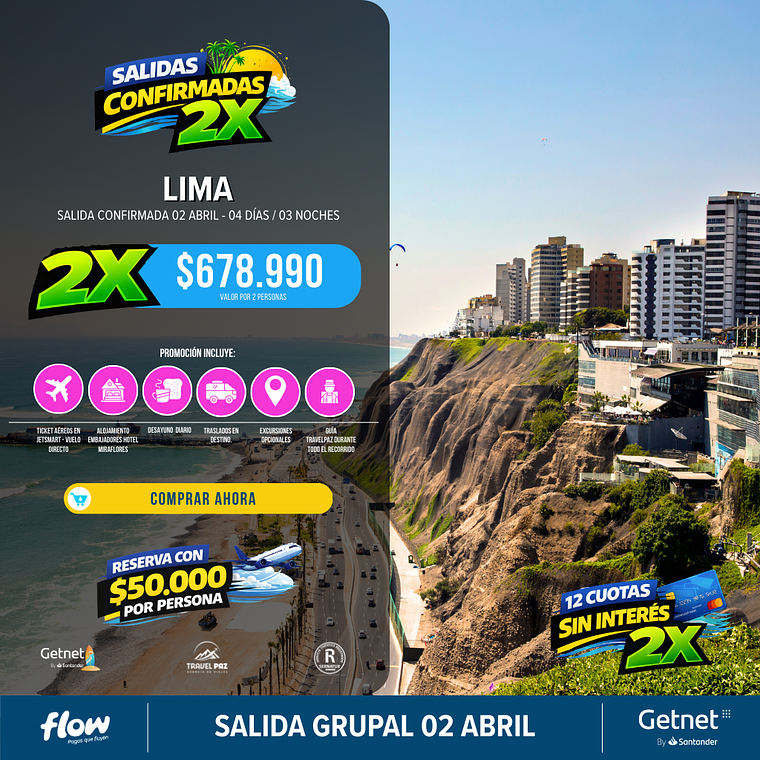 Lima / 04 días - 03 noches | Salida Grupal Confirmada 1