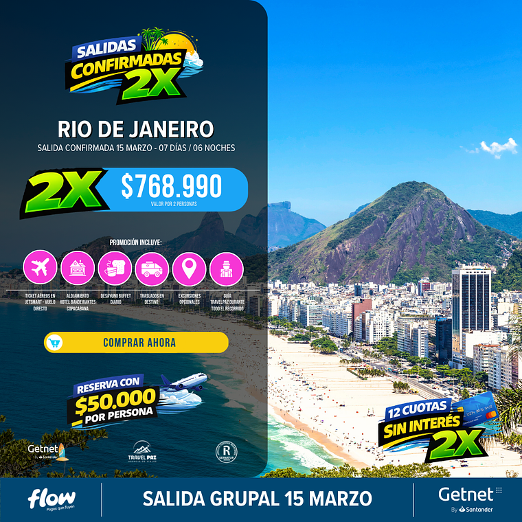 Rio de Janeiro / 07 días - 06 noches | Salida Grupal 15 Marzo  1