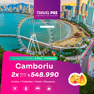 Camboriu / 06 días - 05 noches | Salidas Temporada Baja