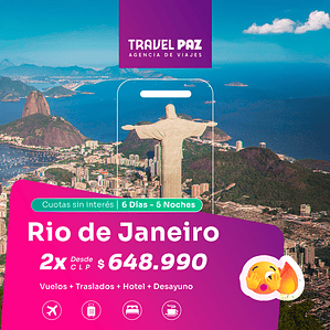 Rio de Janeiro / 06 días - 05 noches | Salidas Marzo a Diciembre