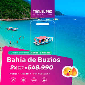 Buzios / 06 días - 05 noches | Salidas Temporada Baja