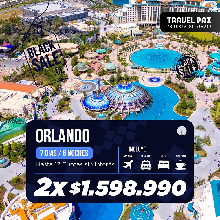 Orlando / 7 días - 6 noches | Temporada Baja 1