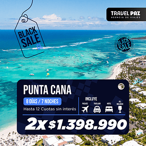Punta Cana / 8 días - 7 noches | Temporada Baja
