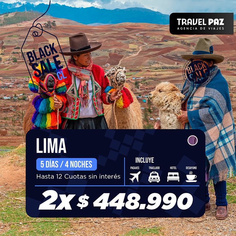 Lima / 5 días - 4 noches | Temporada Baja 1