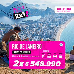Rio de Janeiro / 6 días - 5 noches | Temporada Baja