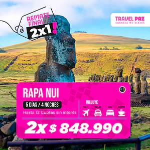 Rapa Nui / 5 días - 4 noches | Temporada Baja