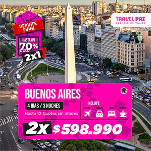 Buenos Aires / 4 días - 3 noches | Temporada Baja