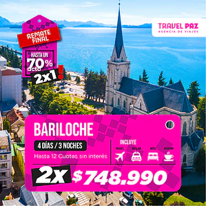 Bariloche / 5 días - 4 noches | Temporada Baja