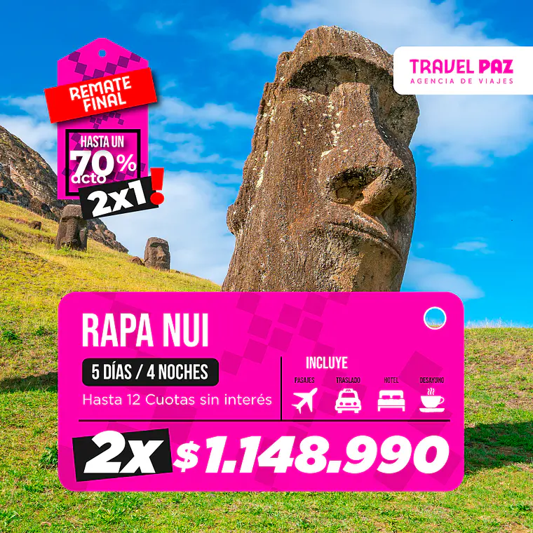 Rapa Nui / 5 días - 4 noches | Vacaciones de Invierno 1
