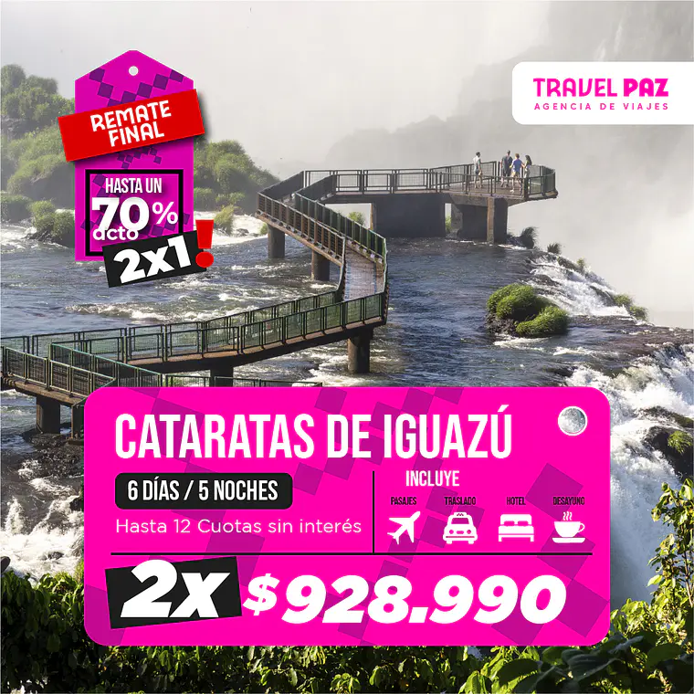 Cataratas de Iguazu / 6 días - 5 noches | Vacaciones de Invierno 1