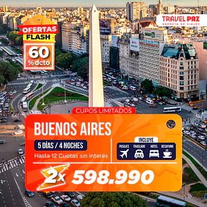 Buenos Aires / 4 días - 3 noches | Temporada Baja